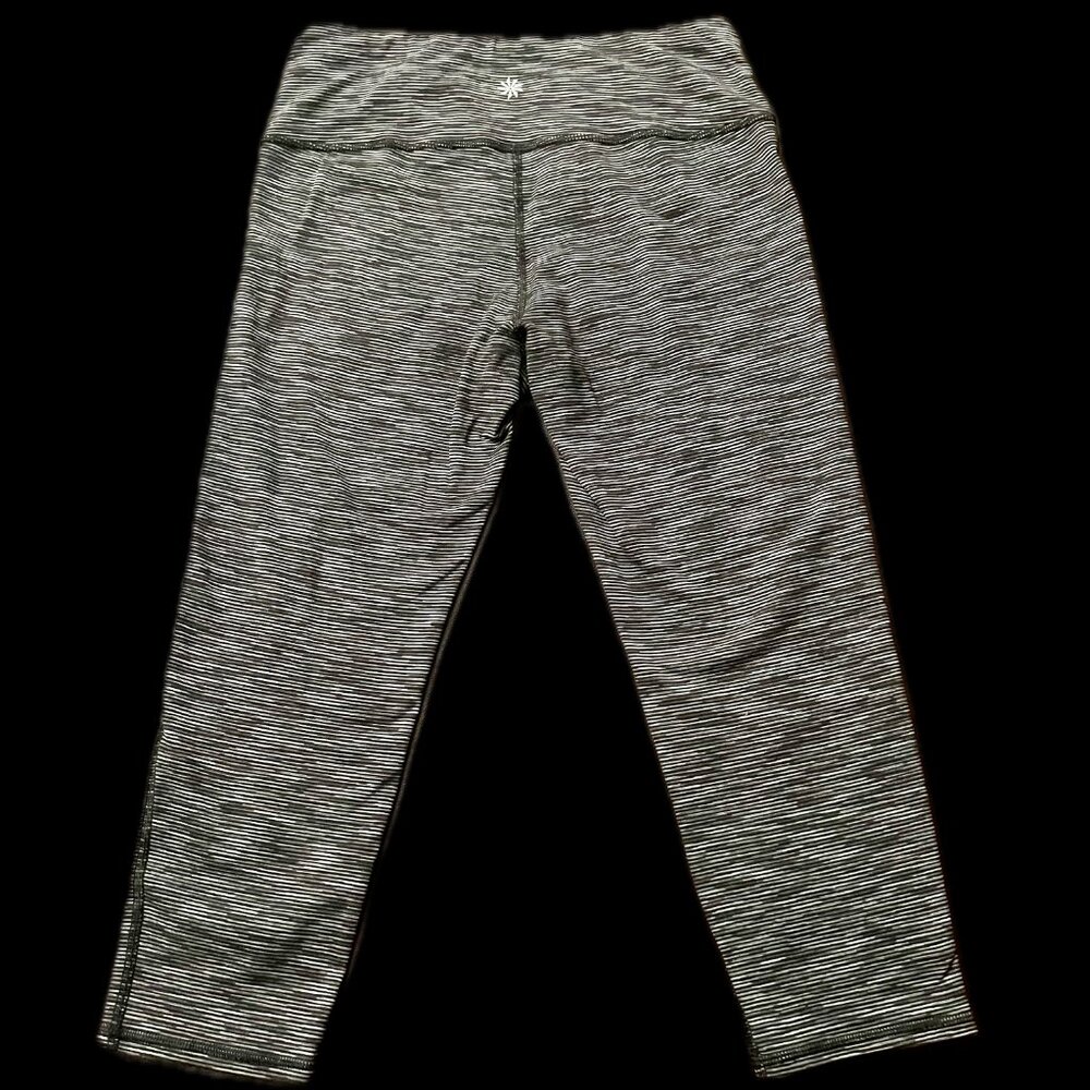 Women's Athleta gray space dye capri athletic leggings size small
